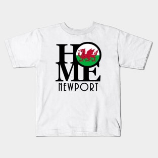 HOME Newport Wales Kids T-Shirt